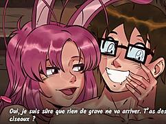 wanna see this french slut's big ass tits and cumshot in harem heroes part 1?