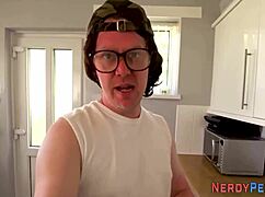 in leeds a nerd tricks and fingers a skinny british girl intimately