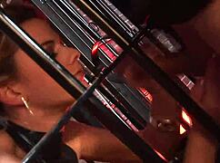 Dungeon Sluts Take Group Cumshots In Latex Stockings