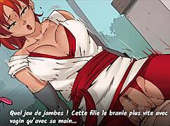 wanna see this french slut's big ass tits and cumshot in harem heroes part 1?