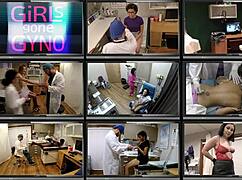 Lenna Lux spreads wide for speculum exam on hidden hospital cam