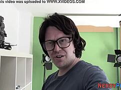 in leeds a nerd tricks and fingers a skinny british girl intimately