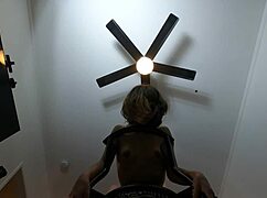 Skinny Asian slut chokes on cock deepthroat before anal pounding in POV