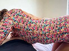 i cant resist my little stepdaughters tight ass begging under her dress