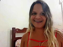 Latina wife webcam chats whatsapp boy then pussy throbs cum-covered