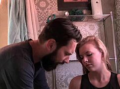 i cant stop staring as melissa jacobs watches that vibrator plunge deep into celeste stars shaved pussy