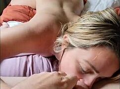 Real amateur wife takes creampie in homemade sex tape action