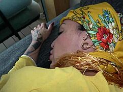 arab mommy with big ass and tits hides her homemade curves in amateur video