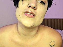 Strip out of lingerie for my first solo pussy tease, watch me now!