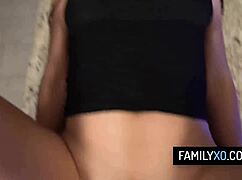 Hey, wanna see sexy Latina Alina Lopez fuck her stepdad rough in the kitchen?