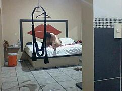 Big-ass Mexican whore sucks cock and fucks hard!