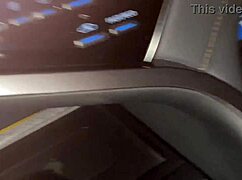 milf's milky tits bounce wildly as taxi driver pounds her deep