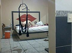 Big-ass Mexican whore sucks cock and fucks hard!