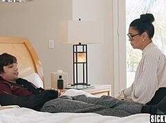 Dana vespoli the horny asian milf teacher surprises with rough pussy pounding