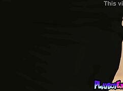 Peek at big booty milf stewardess allie eve knox stripping her shaved curves bare