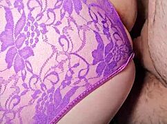 husband of my best colleague blasts huge cum on my fat ass panties!