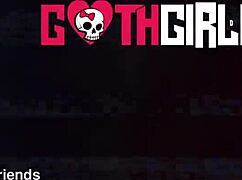 brunette goth delilah dagger in fishnets gets rough doggystyle pounding ending in hot facial cumshot