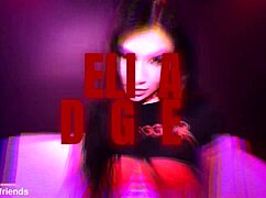 brunette goth delilah dagger in fishnets gets rough doggystyle pounding ending in hot facial cumshot