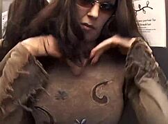 melody magic moans sucking cock deepthroat while fingering milf pussy in lingerie