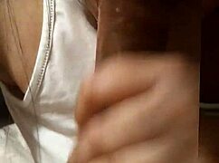 moroccan babe's lips wrapped tight around throbbing cock in steamy blowjob