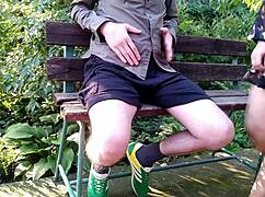 Hey, ever seen my horny mother-in-law's huge natural tits bouncing free?