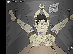 Why Does This Bound Cheater Fantasy Involve Cartoon Feet and Bondage Teasing?