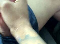 hey uber driver got so horny watching me kiss my boyfriend he begged for my hairy pierced pussy