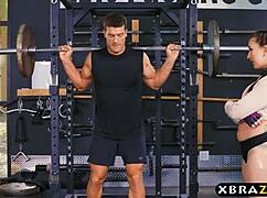 Pumping anal after squats