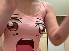 stepsister tests cock in pussy with joi then dildo makes her wet to orgasm.