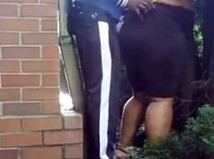 fucking that thick pastor's wife outside church makes her moan wet
