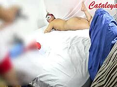 Backstage latinmodelxxx.com big ass model poses naked then fucks photographer deep