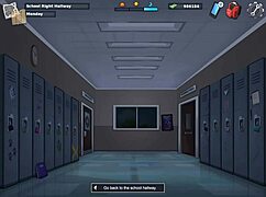 Teen dives into summertime saga game world full of naughty encounters and secrets