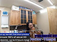 dr tampa's mia moans in domination as stranger humiliates her petite latina pussy backstage 😈🔥