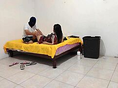 StepMom Seduces StepSon Into Dirty Homemade Missionary Blowjob