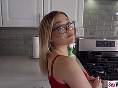 Why did dirty big cock stepbro choose petite stepsister Katie Kush's nice ass for hardcore fucking?