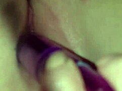 feeling her toy buzz deep while he laps at that juicy ass drives crystal wild with desire