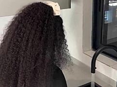 ebony maid caught riding boss big cock squirting full vid