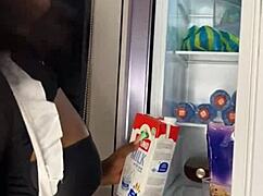 ebony maid caught riding boss big cock squirting full vid