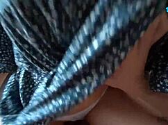 hey stepmom with big ass why cheat outdoors with stepson's huge cock?