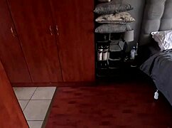 Pov Chubby Wife Gives Blowjob Handjob on Toilet Cum Covered Clothes