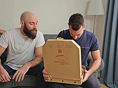 Billie Star's wet DAP 3-on-1 ATM ends in piss and huge facials