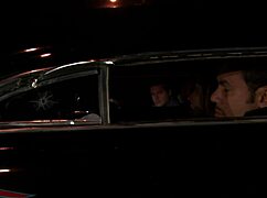 nighttime hood pounding ends with his massive cumshot drenching my curvy tits and body