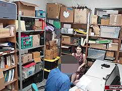 Can store officer handle thief's big cock seduction?