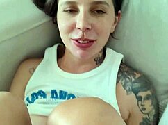 stepsister caught masturbating now takes big cock anal creampie rough gaping first time tattoo slut pov