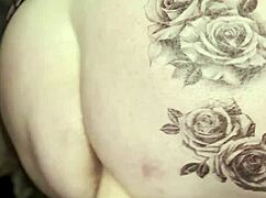 Curvy Minxycme's fat ass stretched wide by sex machine