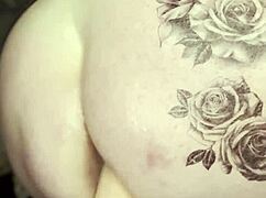 Curvy Minxycme's fat ass stretched wide by sex machine