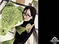 Skinny Latina Amberzinha Thanks Daddy with Doggystyle Pussy Fuck After Toy Win Backstage