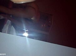 my latina cheating wife cant get enough bbc she rides it rough in amazon then missionary creampie