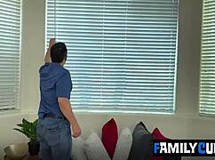 Wouldn't dad love his stepdaughter and stepniece slurping his throbbing cock together?