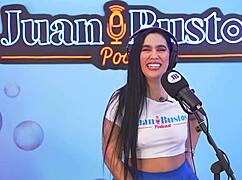 Busty Colombian milf slut rides huge cocks from four black studs!